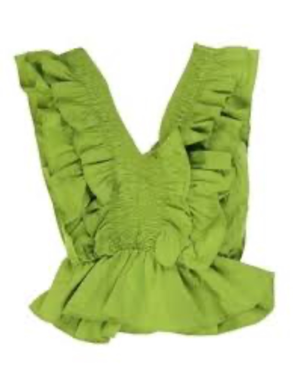 Strut & Bolt Ruffled V Neck Top